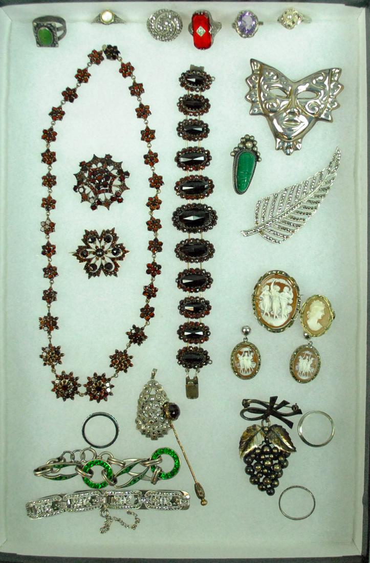 (24) PIECE SILVER JEWELRY GROUP (1 of 4)