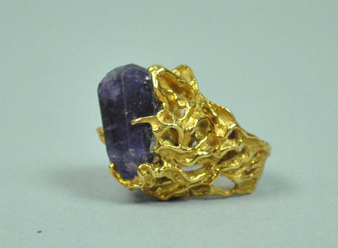 ARTHUR KING 18K AMETHYST RING (1 of 4)