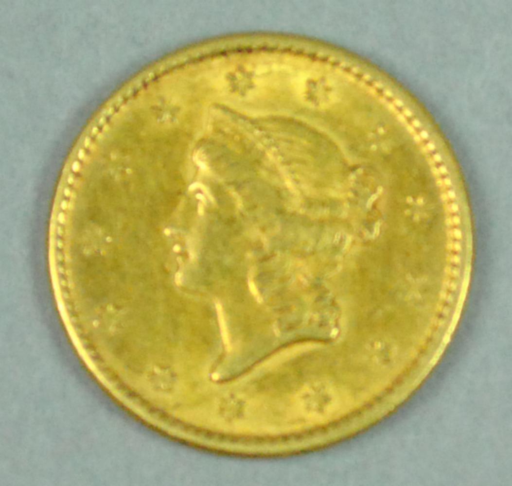 1851 $1 US GOLD COIN - TYPE1 (1 of 2)