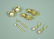 (4) PAIRS 14K GOLD EARRINGS