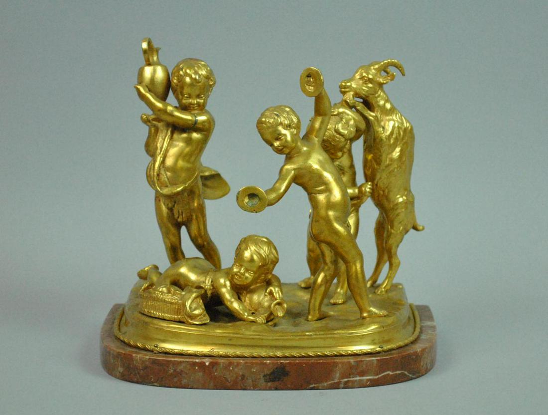 AFTER CLAUDE MICHEL CLODION DORE BRONZE GROUP (1 of 6)