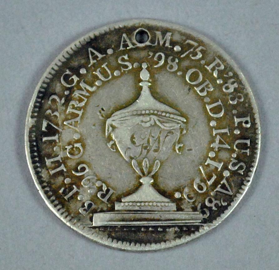 GEORGE WASHINGTON FUNERAL URN SILVER MEDAL (1 of 2)