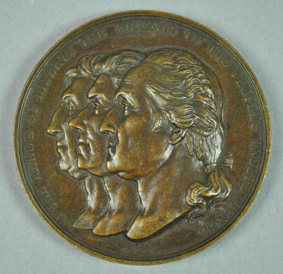 WASHINGTON KOSKIUSCO & LAFAYETTE THREE HEROS MEDAL (1 of 2)