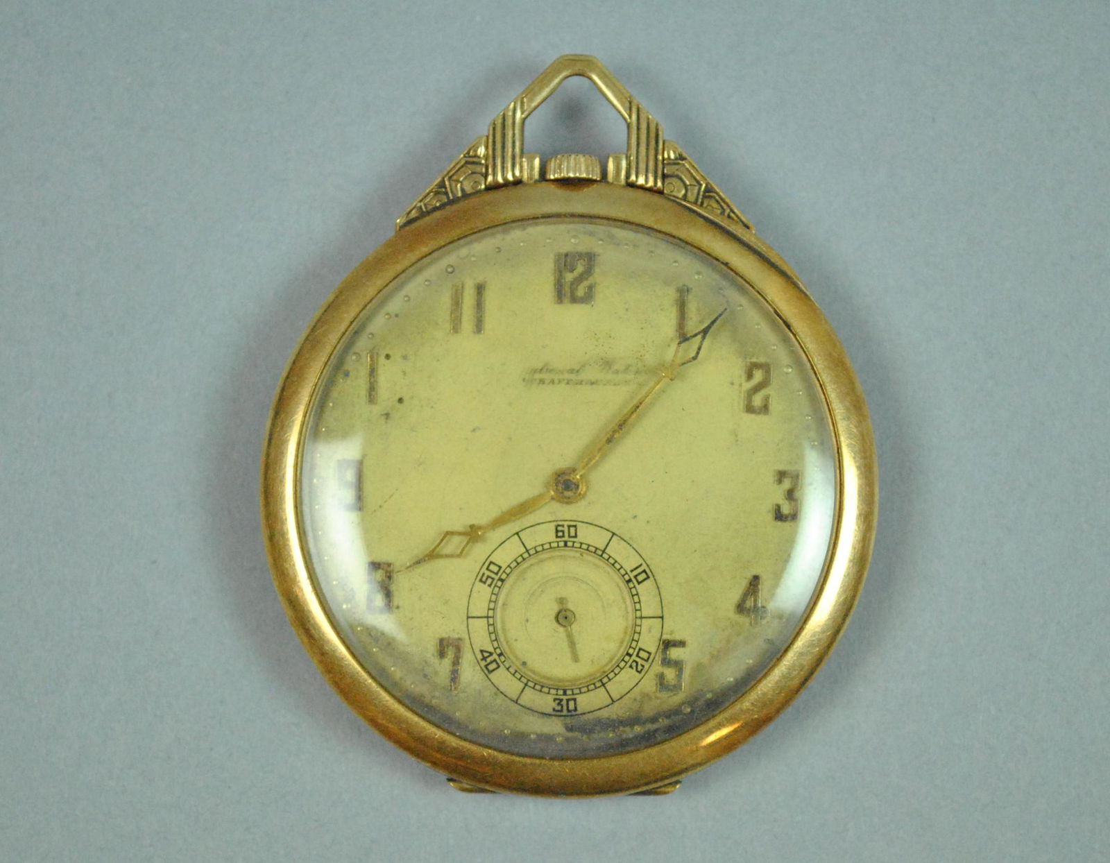 14K IWC SCHAFFHAUSEN PROBUS OPEN FACE POCKET WATCH (1 of 3)