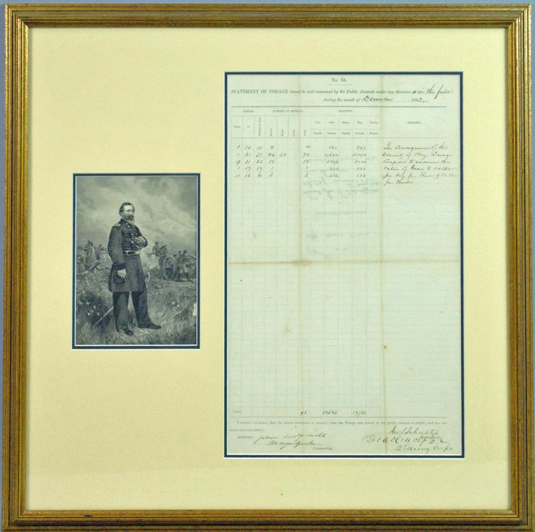 UNION MAJOR GENERAL JOHN SEDGWICK SIGNATURE (1 of 8)