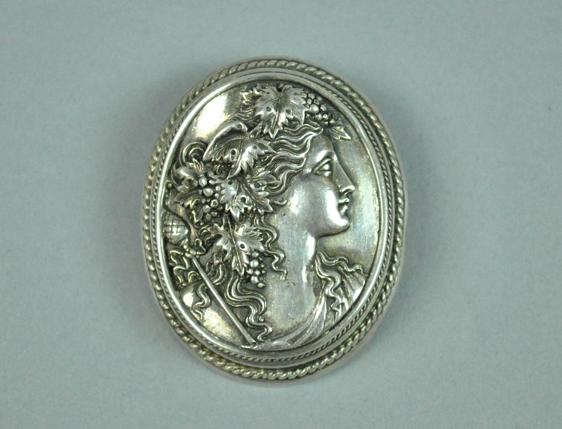 HENRYK WINOGRAD 999 SILVER PENDANT BROOCH (1 of 3)