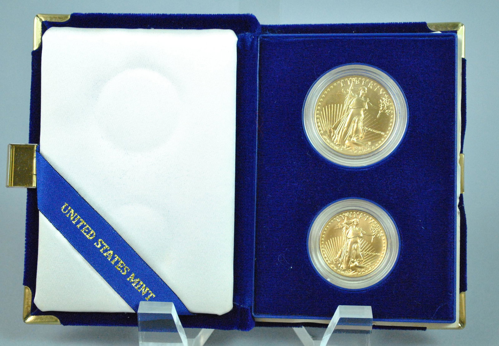 1988 AMERICAN EAGLE 2-COIN GOLD MS SET (1 of 2)