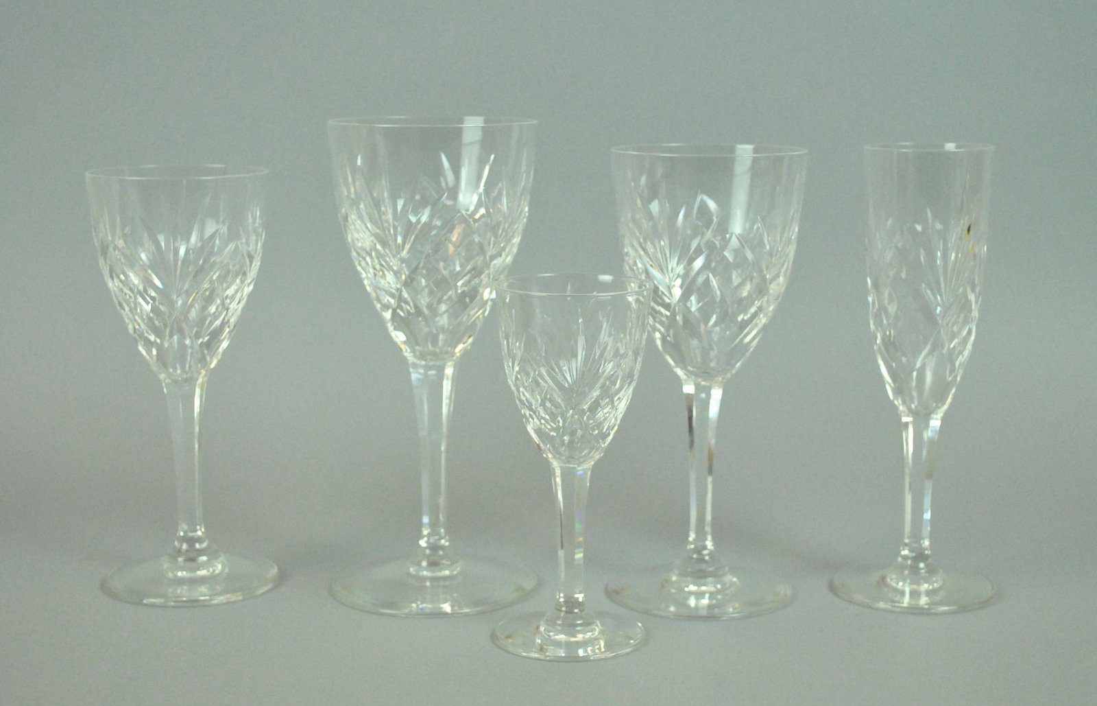 (68) PIECE ST. LOUIS CRYSTAL STEMWARE SERVICE (1 of 2)