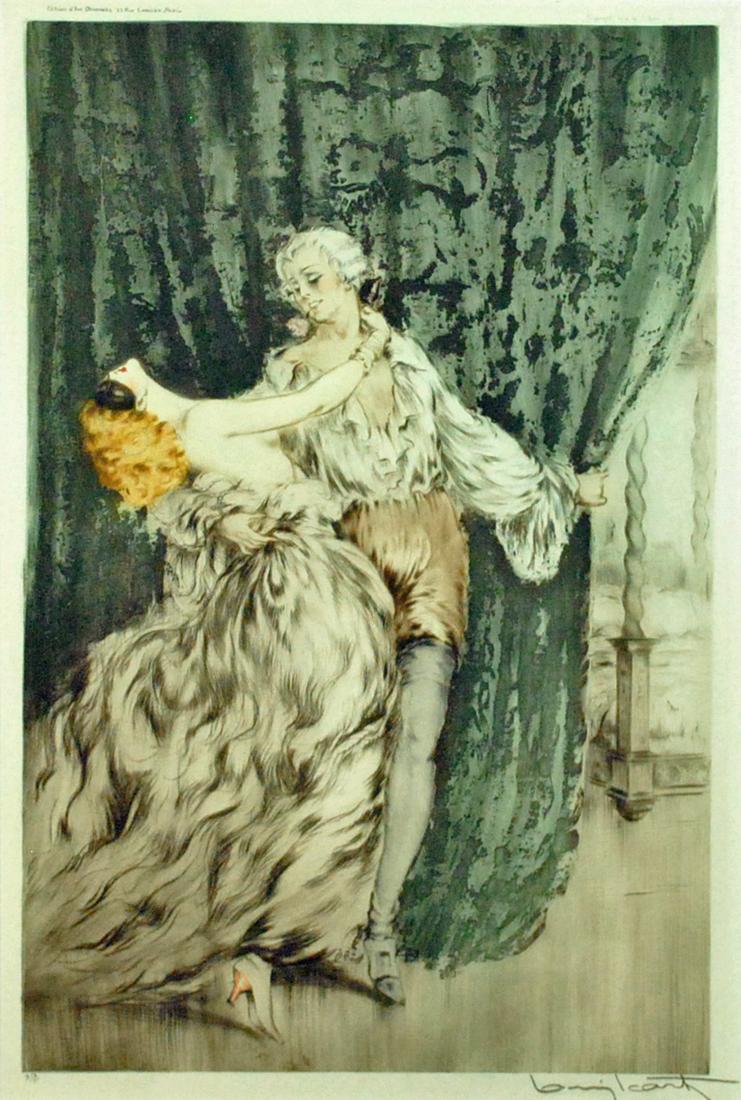 LOUIS ICART ETCHING - CASANOVA (1 of 8)