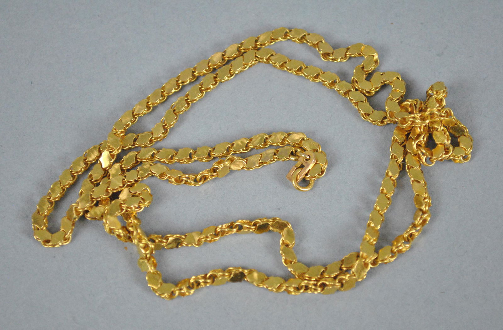 18K ALEPPO FANCY LINK NECKCHAIN (1 of 3)