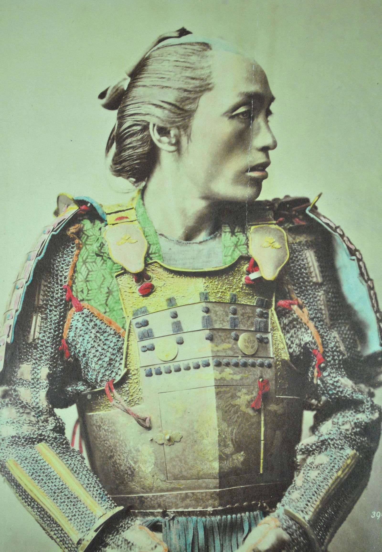 JAPANESE TWO-SIDED PHOTO ALBUM - 89 IMAGES (1 of 13)