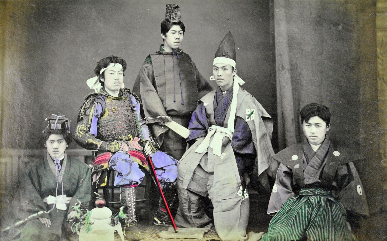 JAPANESE TWO-SIDED PHOTO ALBUM - 109 IMAGES (1 of 13)