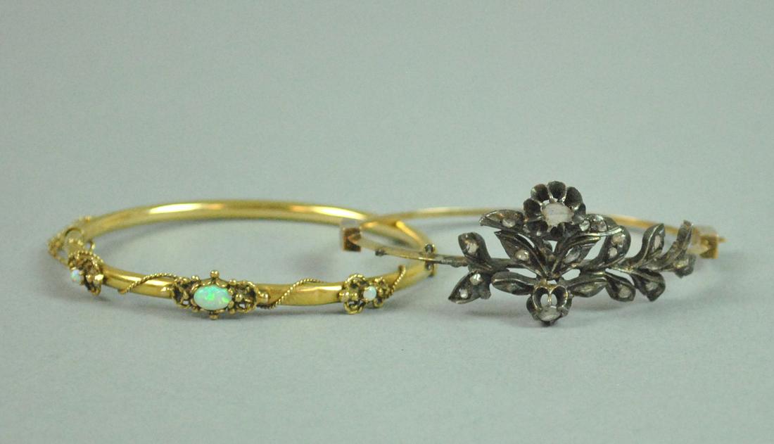 (2) GOLD BANGLES (1 of 6)