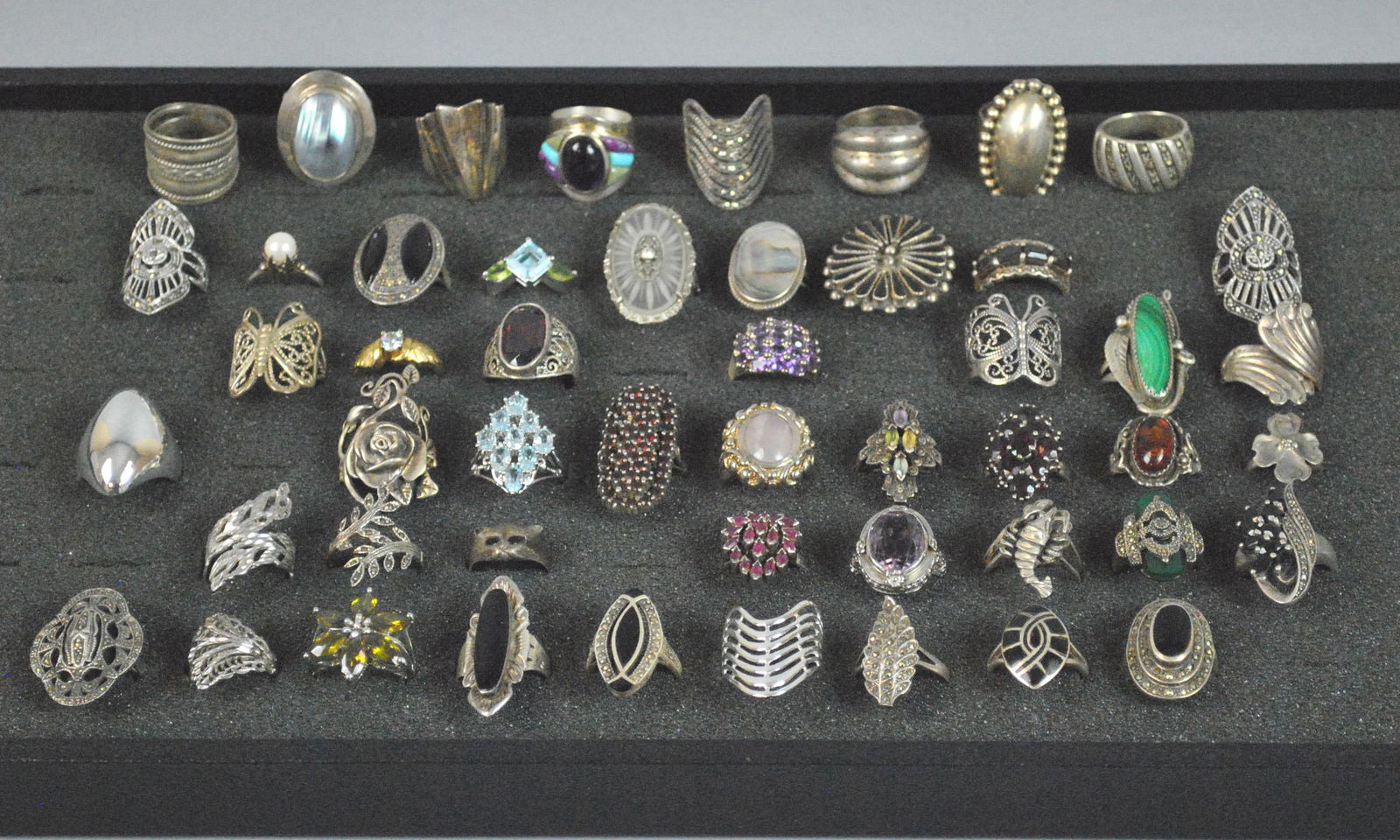 (50) SILVER RINGS (1 of 6)