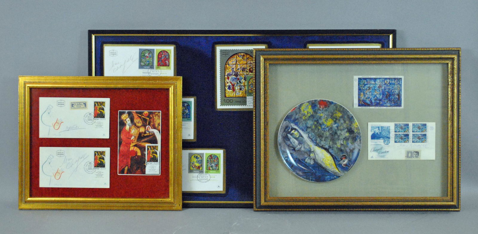 (10) MARC CHAGALL AUTOGRAPHED PHILATELIC MATERIALS (1 of 5)