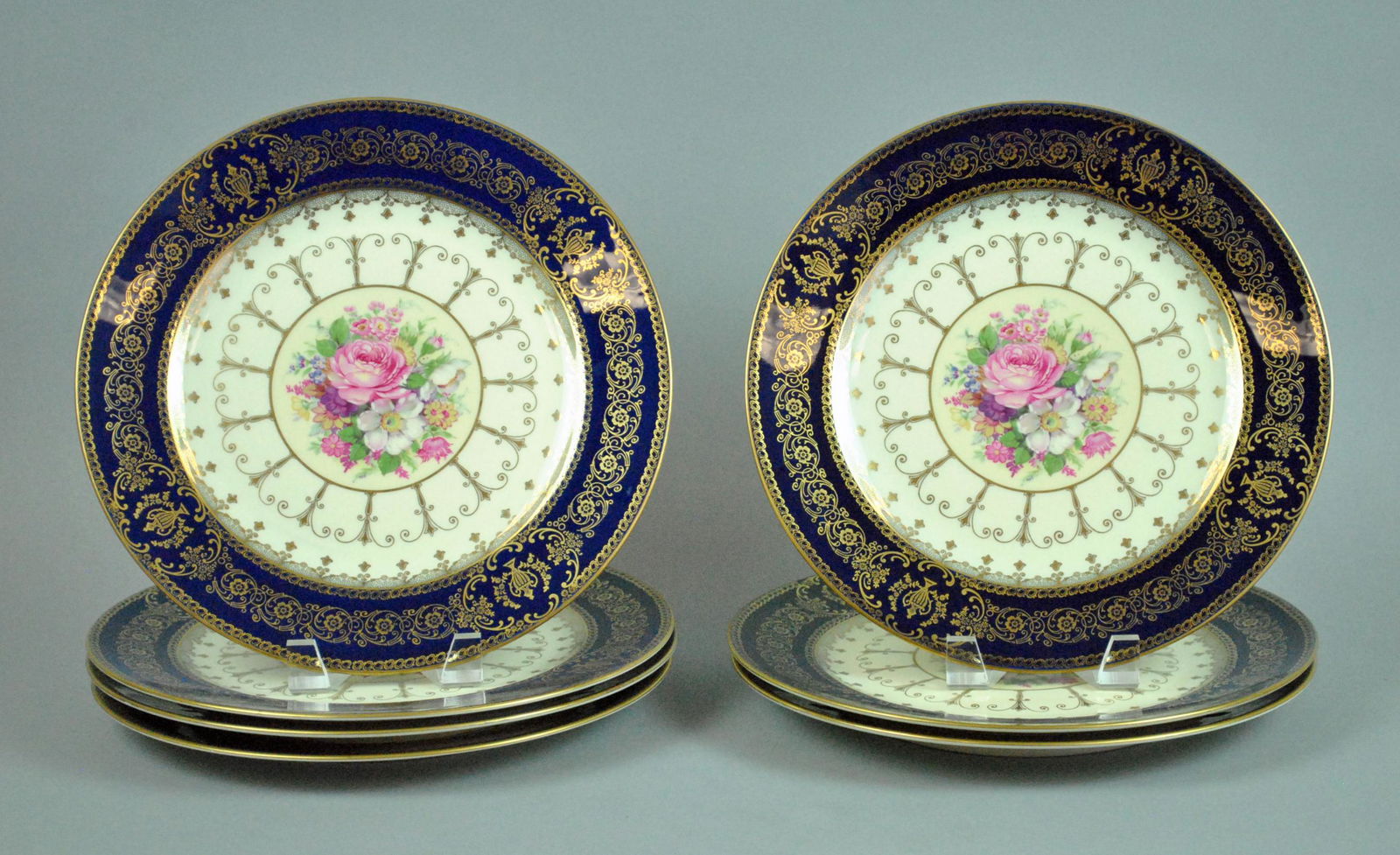 SET OF 12 ROSENTHAL 'IVORY' CABINET PLATES (1 of 3)