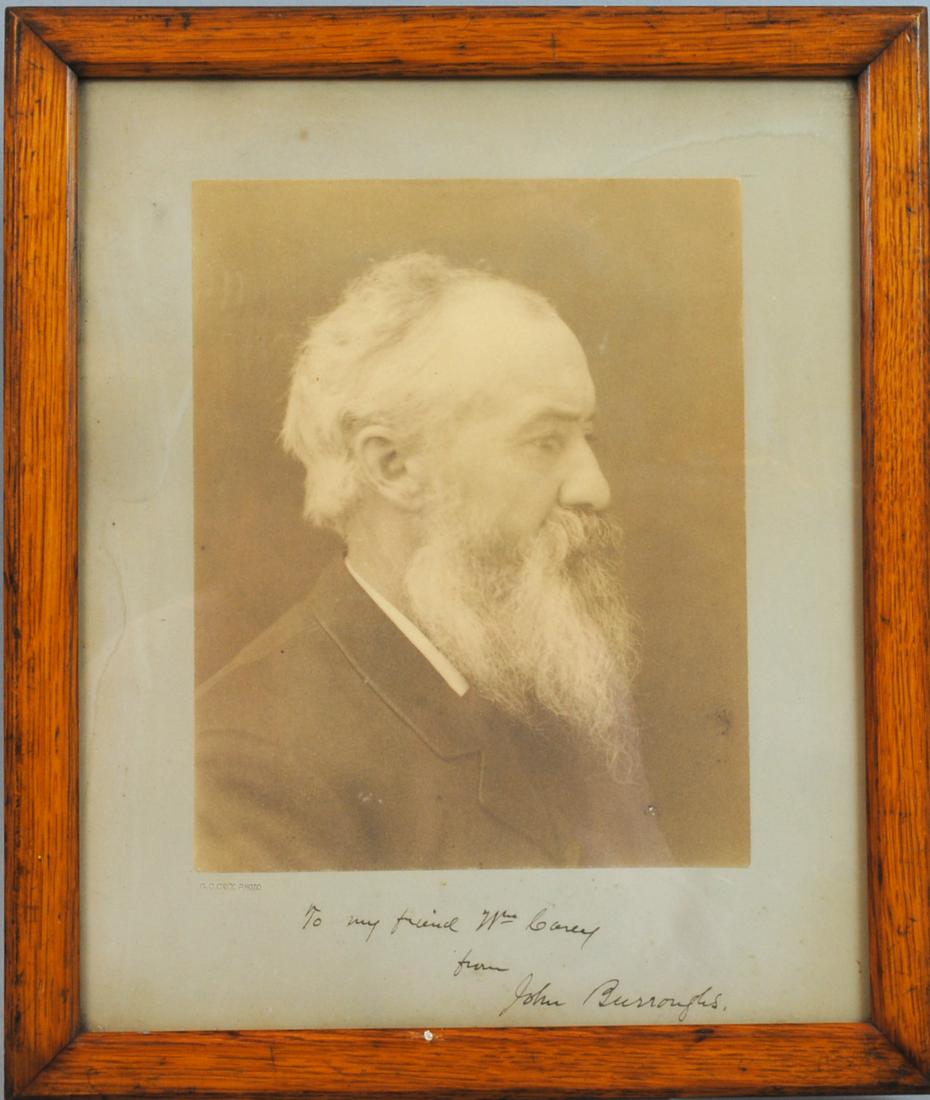 JOHN BURROUGHS SIGNED PHOTOGRAPH (1 of 2)