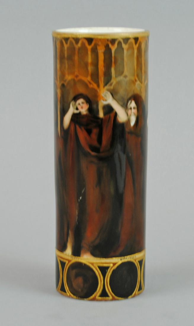 UNUSUAL LIMOGES 'PROPHETS' DECORATED VASE (1 of 6)