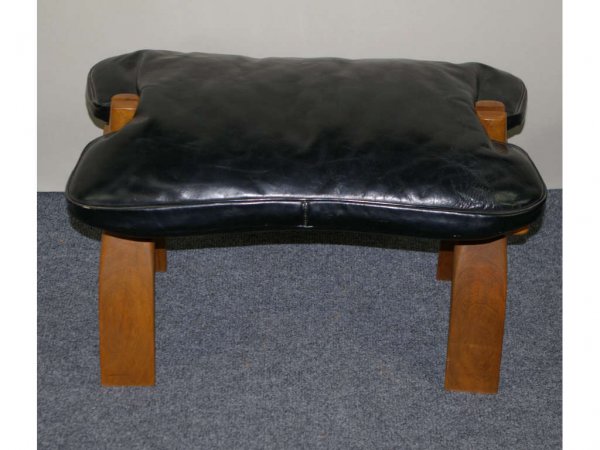 MOROCCAN CAMEL SADDLE HASSOCK, 13x21in.
