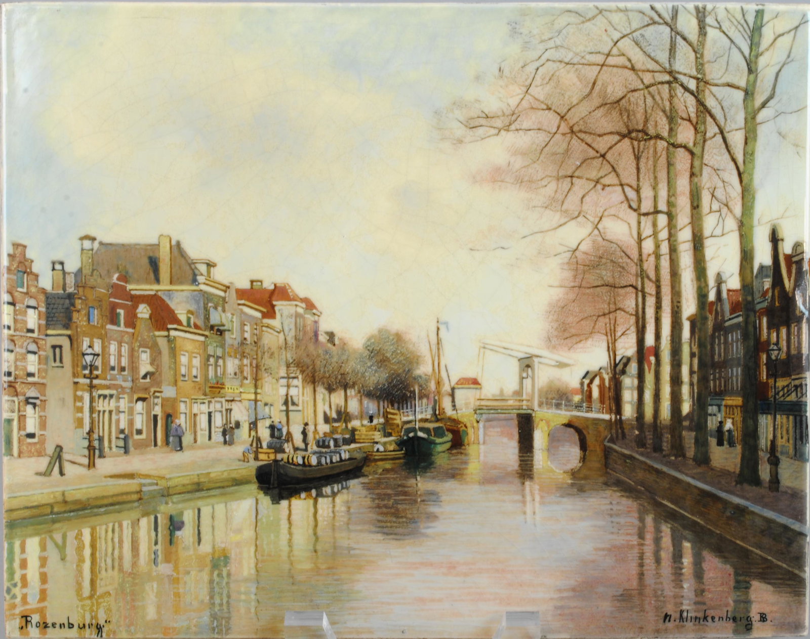 ROZENBURG DEN HAAG DUTCH PORCELAIN PLAQUE (1 of 4)