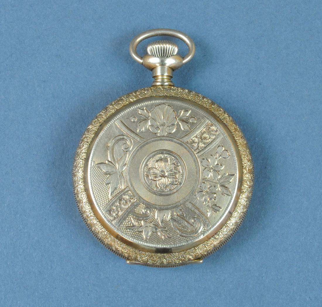 14K ELGIN HUNTER CASE POCKET WATCH (1 of 5)