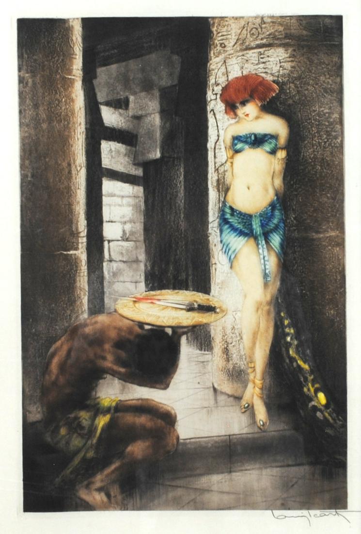 LOUIS ICART ETCHING - SALOME (1 of 7)