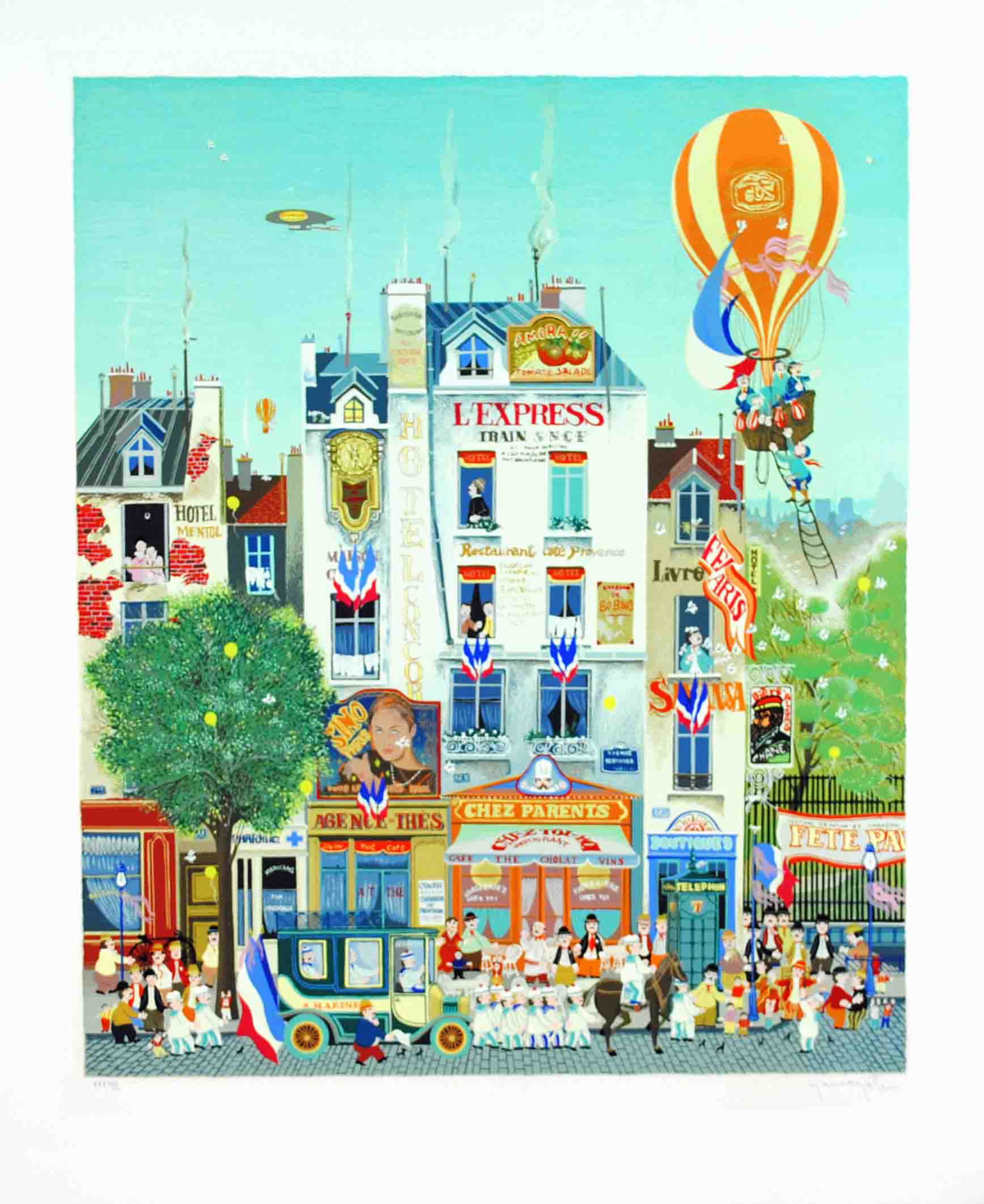 HIRO YAMAGATA SERIGRAPH - HOTEL CONCORDE (1 of 3)