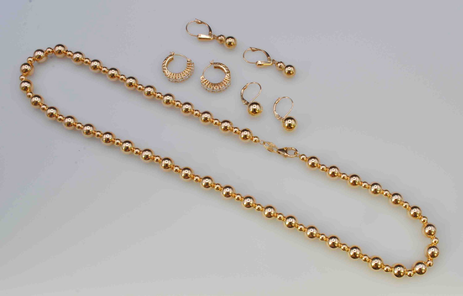 (4) PIECE 14K GOLD JEWELRY GROUP (1 of 2)
