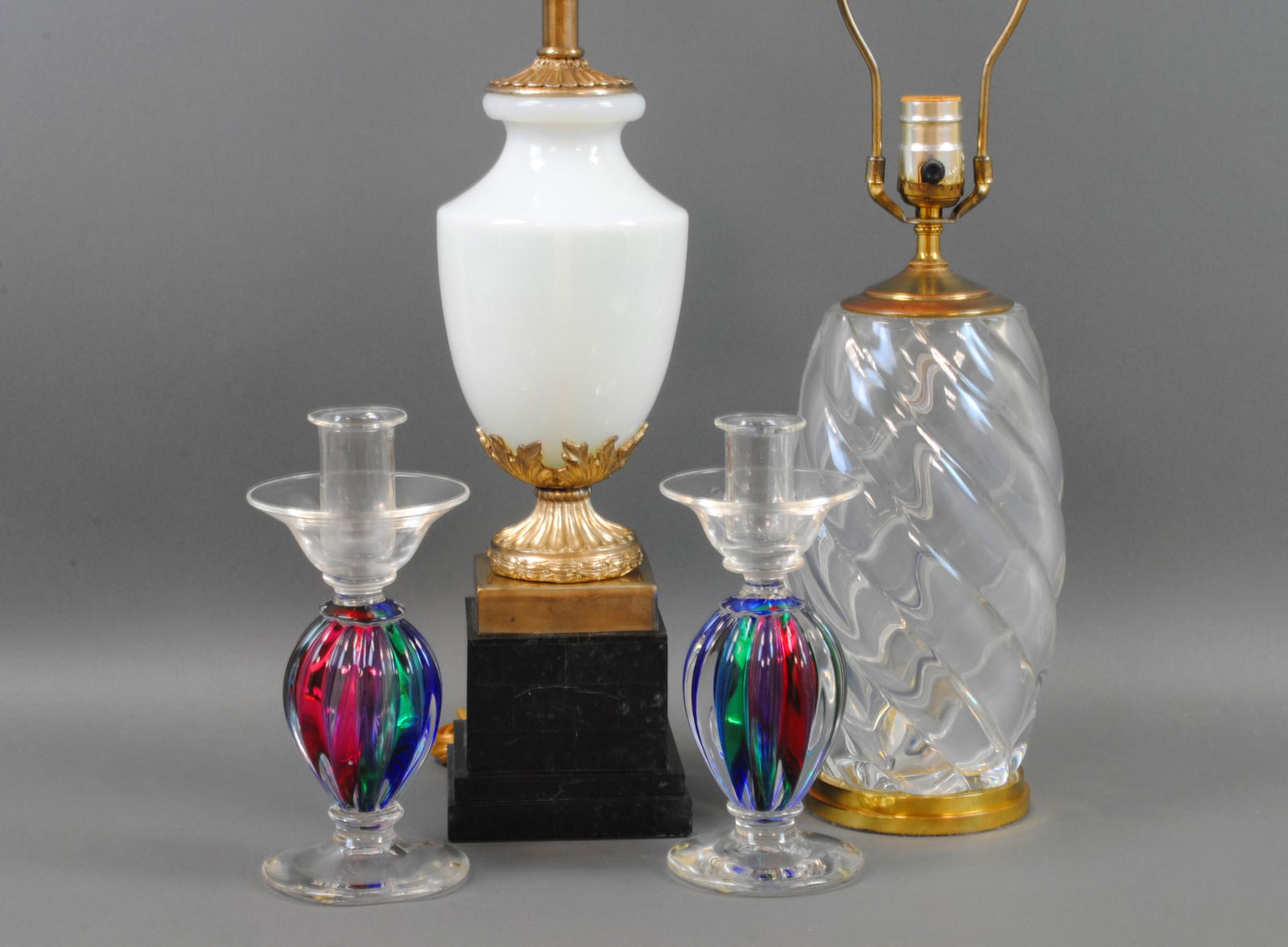 (4) PIECE ART GLASS & CRYSTAL GROUP INCL. BACCARAT (1 of 6)