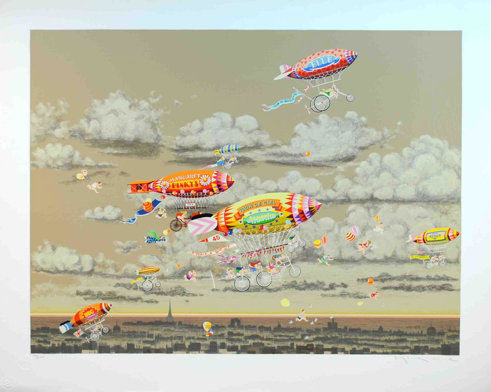 HIRO YAMAGATA SERIGRAPH - SKY CYCLES (1 of 3)