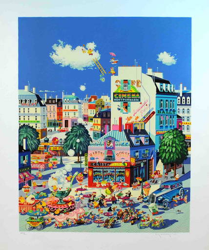 Hiro Yamagata, Summer Olympic Games, Limited Edition Serigraph