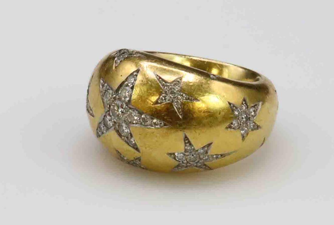 18K DIAMOND DOME RING (1 of 5)