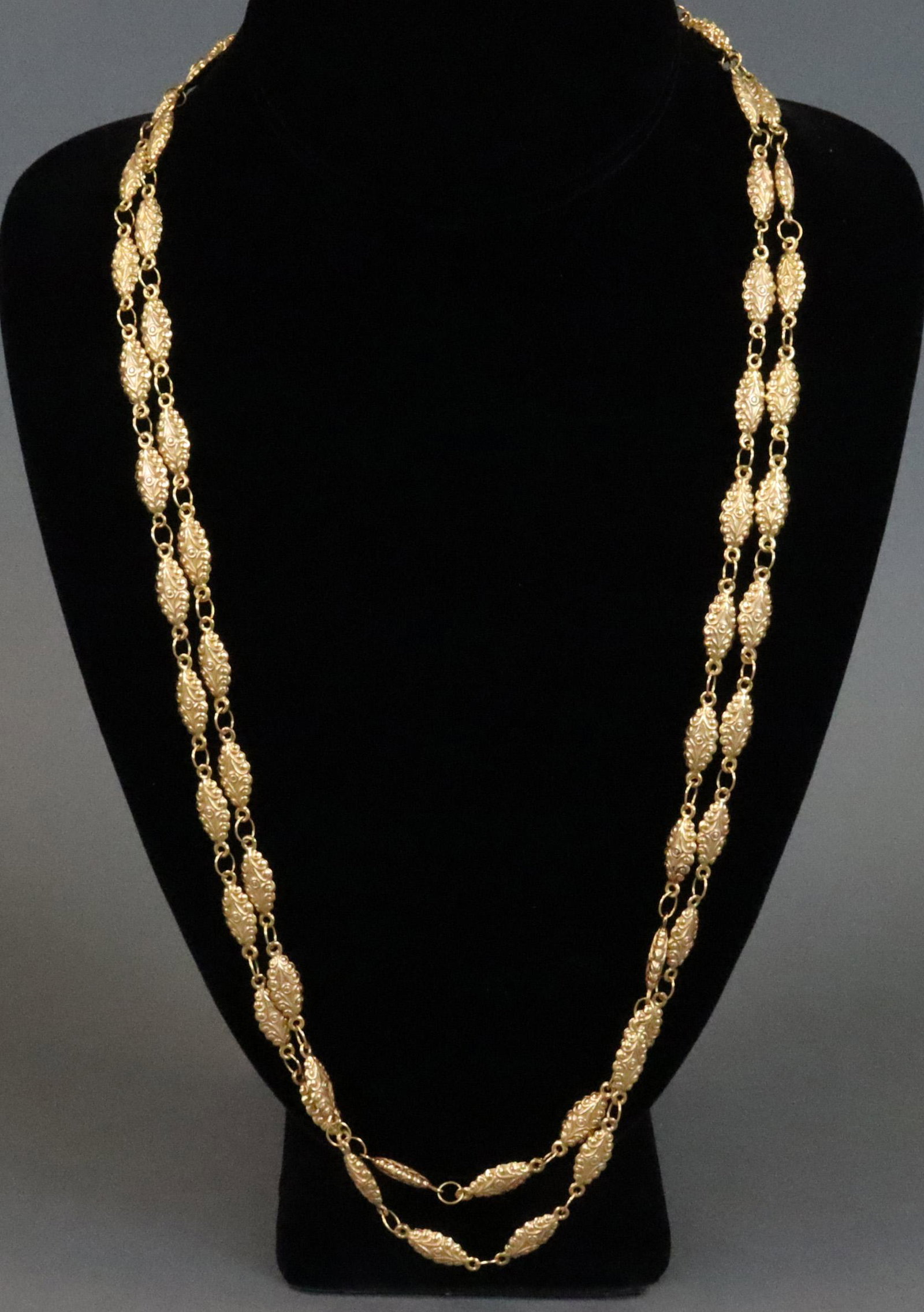 14K FANCY LINK NECKLACE (1 of 3)