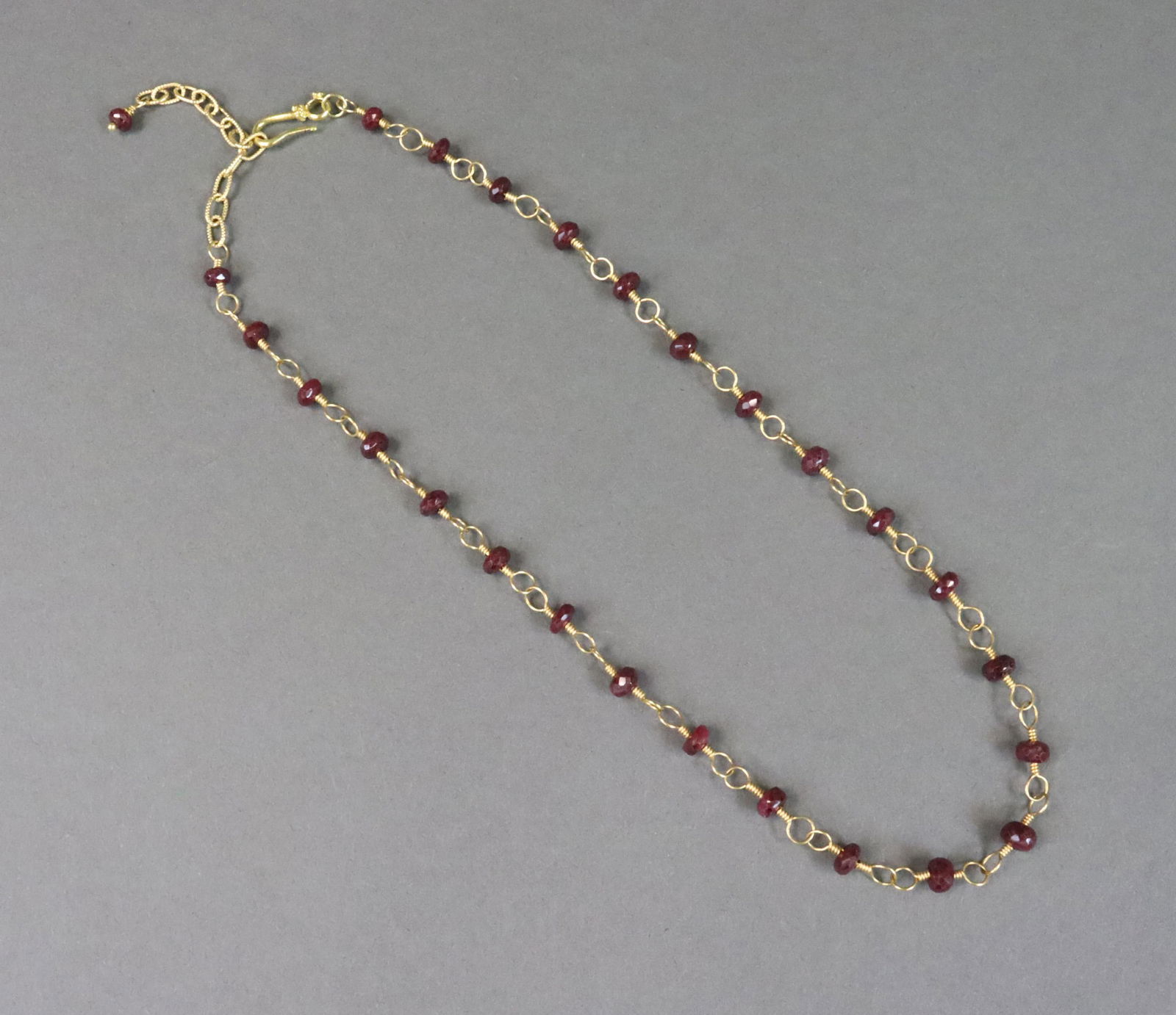 18K FACETED RUBY NECKLACE - DESIRES BY MIKOLAY (1 of 4)