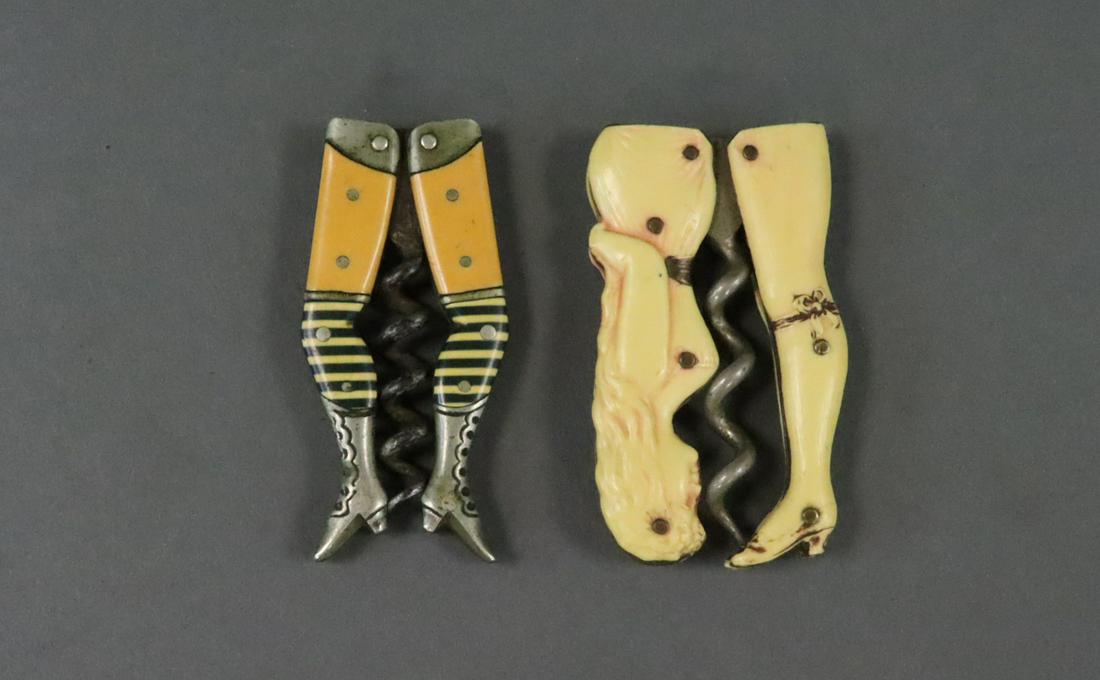 (2) FIGURAL NOVELTY POCKET CORKSCREWS (1 of 4)