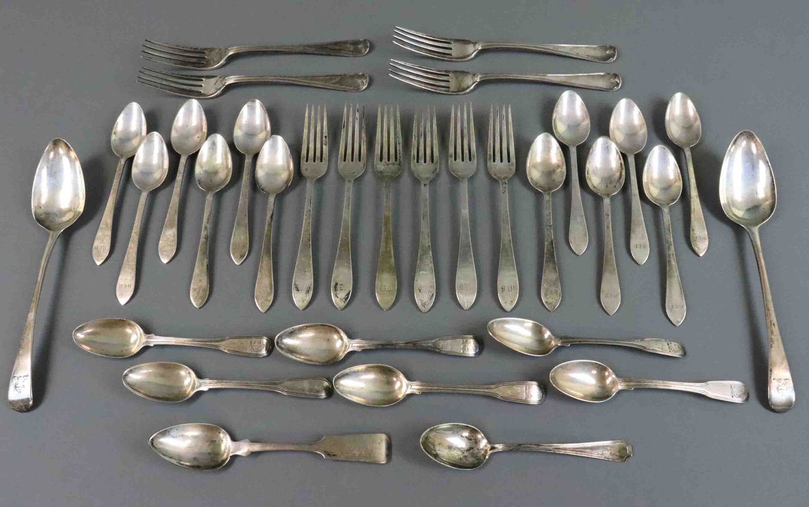 (32) PIECE STERLING FLATWARE INCLUDING TIFFANY (1 of 1)