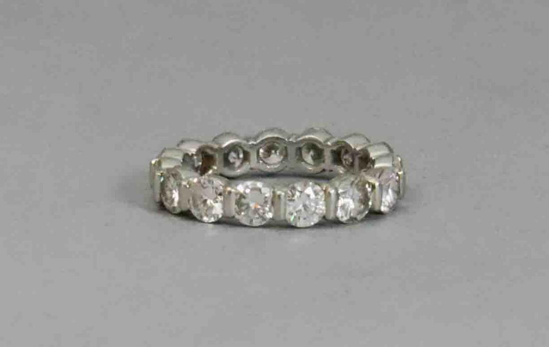 PLATINUM & DIAMOND ETERNITY BAND (1 of 3)