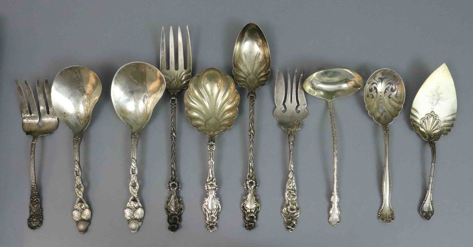 (10) STERLING SERVICEWARE PIECES (1 of 5)