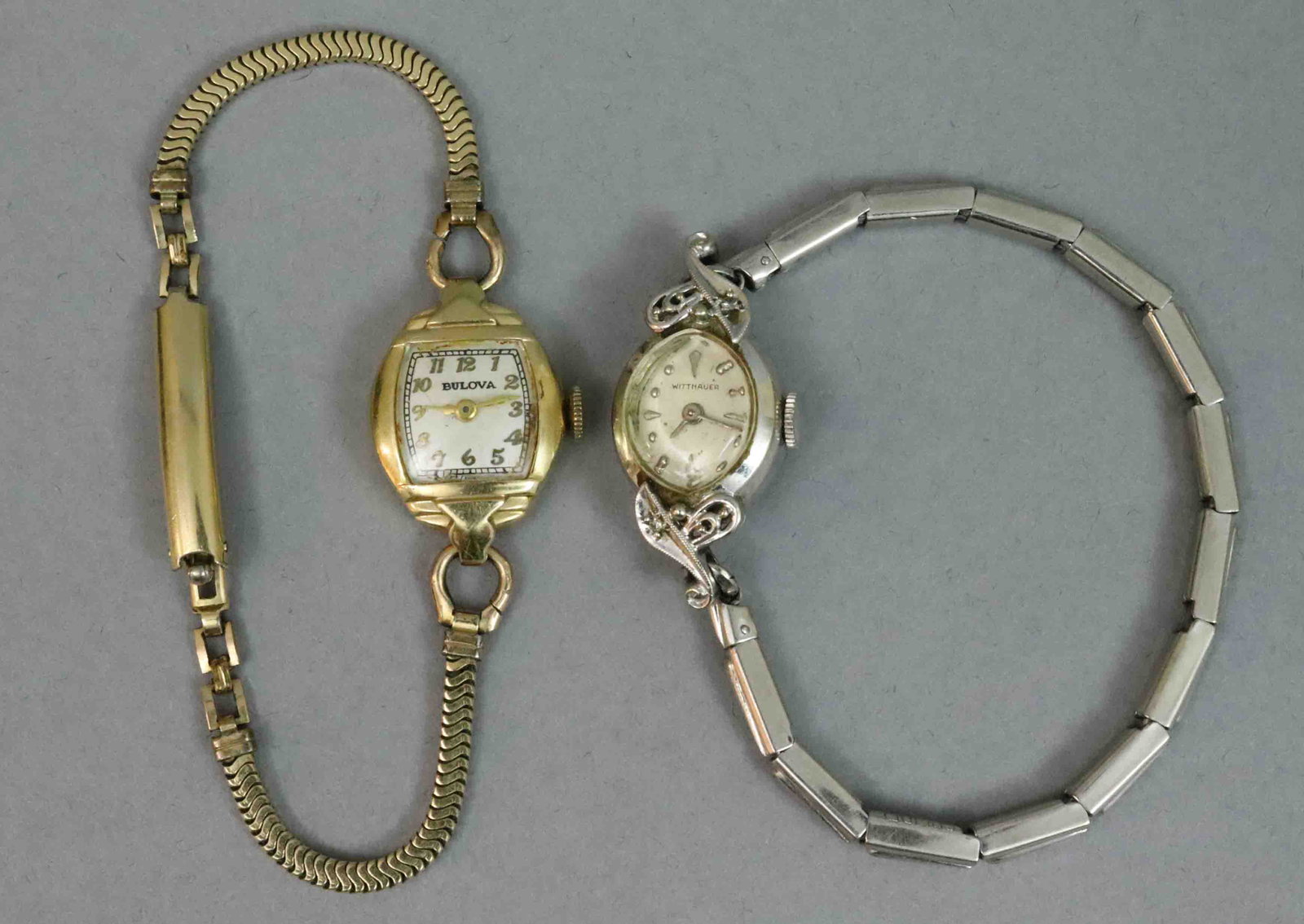 (2) LADIES 14K GOLD CASE WATCHES (1 of 2)