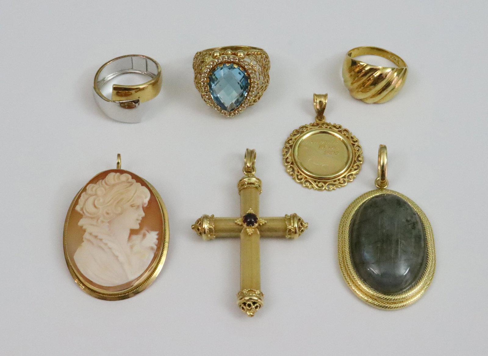 (7) PIECE 18K JEWELRY GROUP (1 of 1)