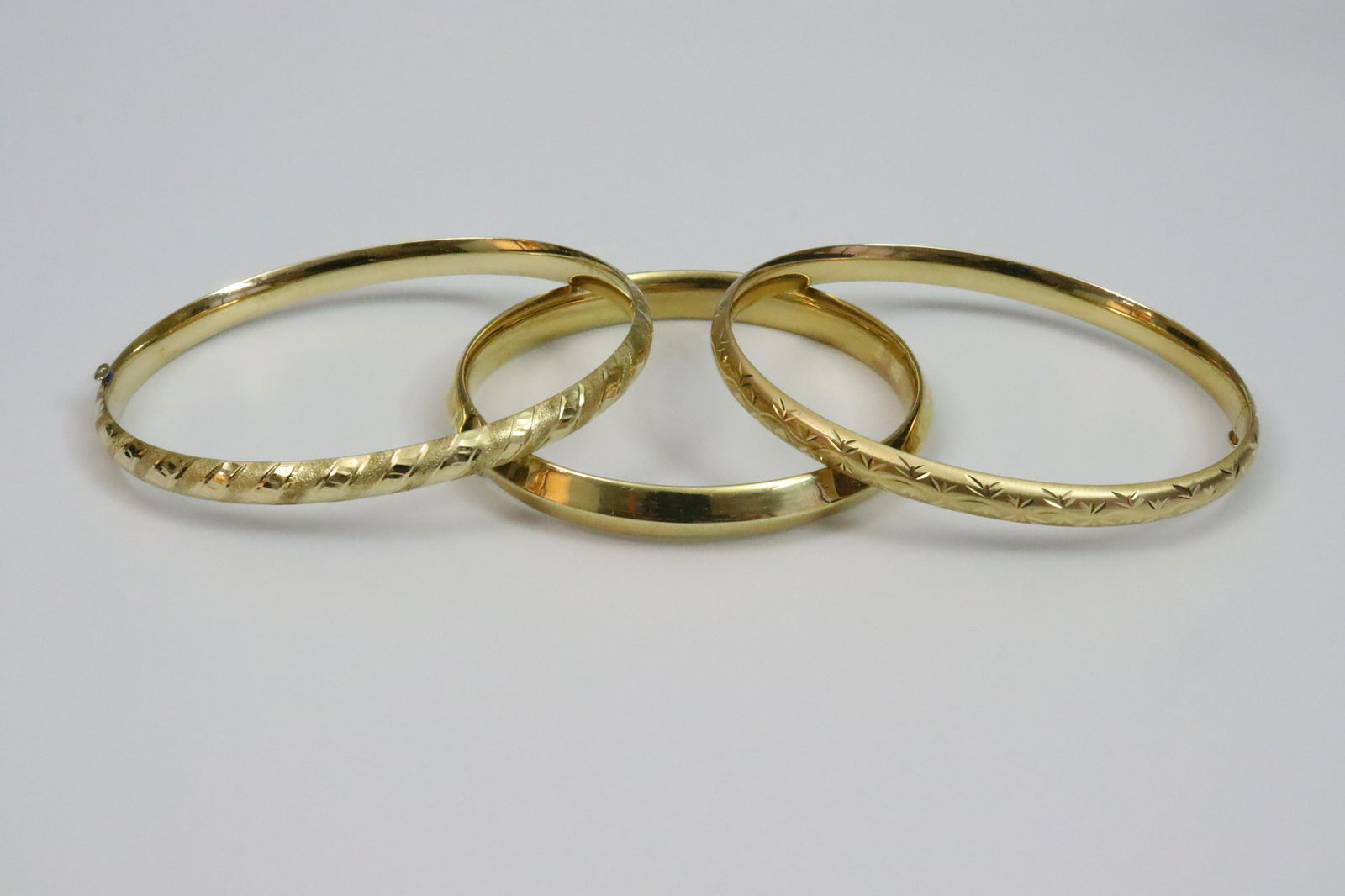 (3) 14K BANGLES (1 of 1)