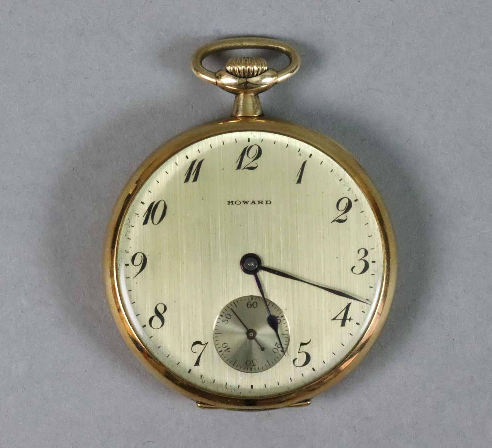 14K E. HOWARD OPEN FACE POCKET WATCH (1 of 5)
