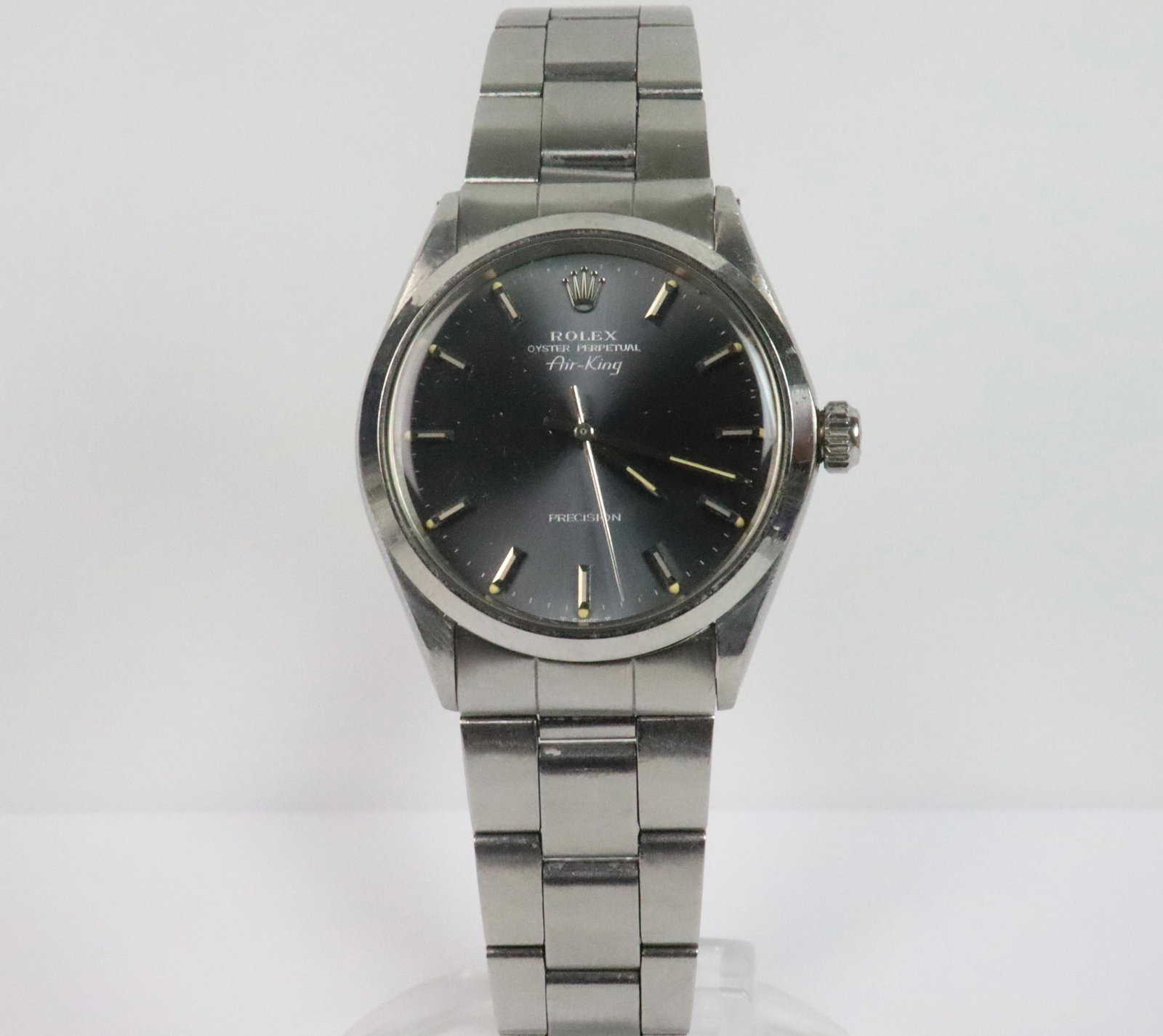 SS ROLEX OYSTER PERPETUAL AIR-KING WATCH (1 of 6)
