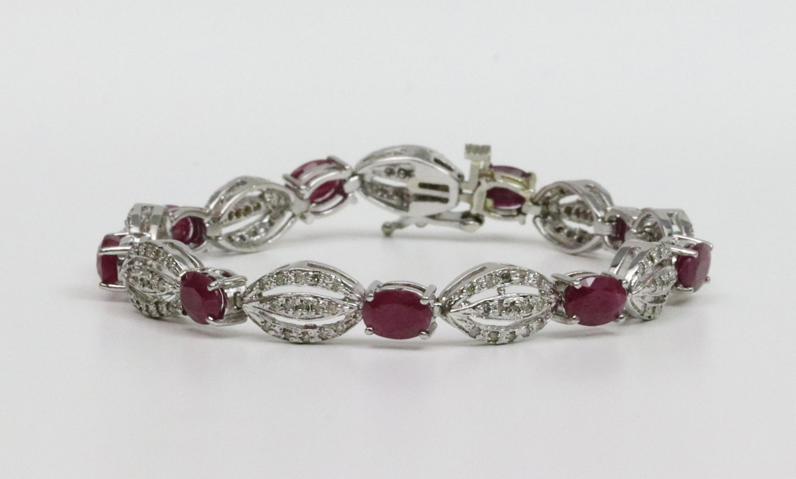 14K RUBY & DIAMOND BRACELET (1 of 5)