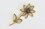 18K TIFFANY & CO. FLOWER PIN