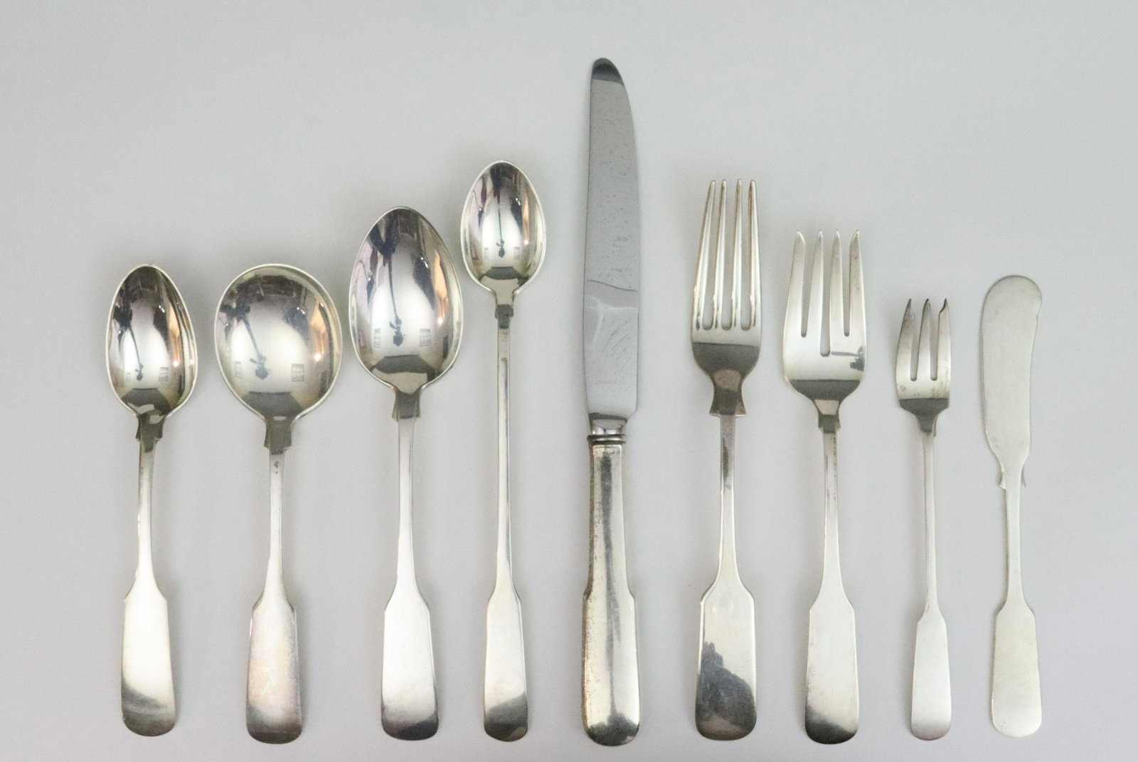 (98) PIECE GORHAM STERLING FLATWARE SET (1 of 2)