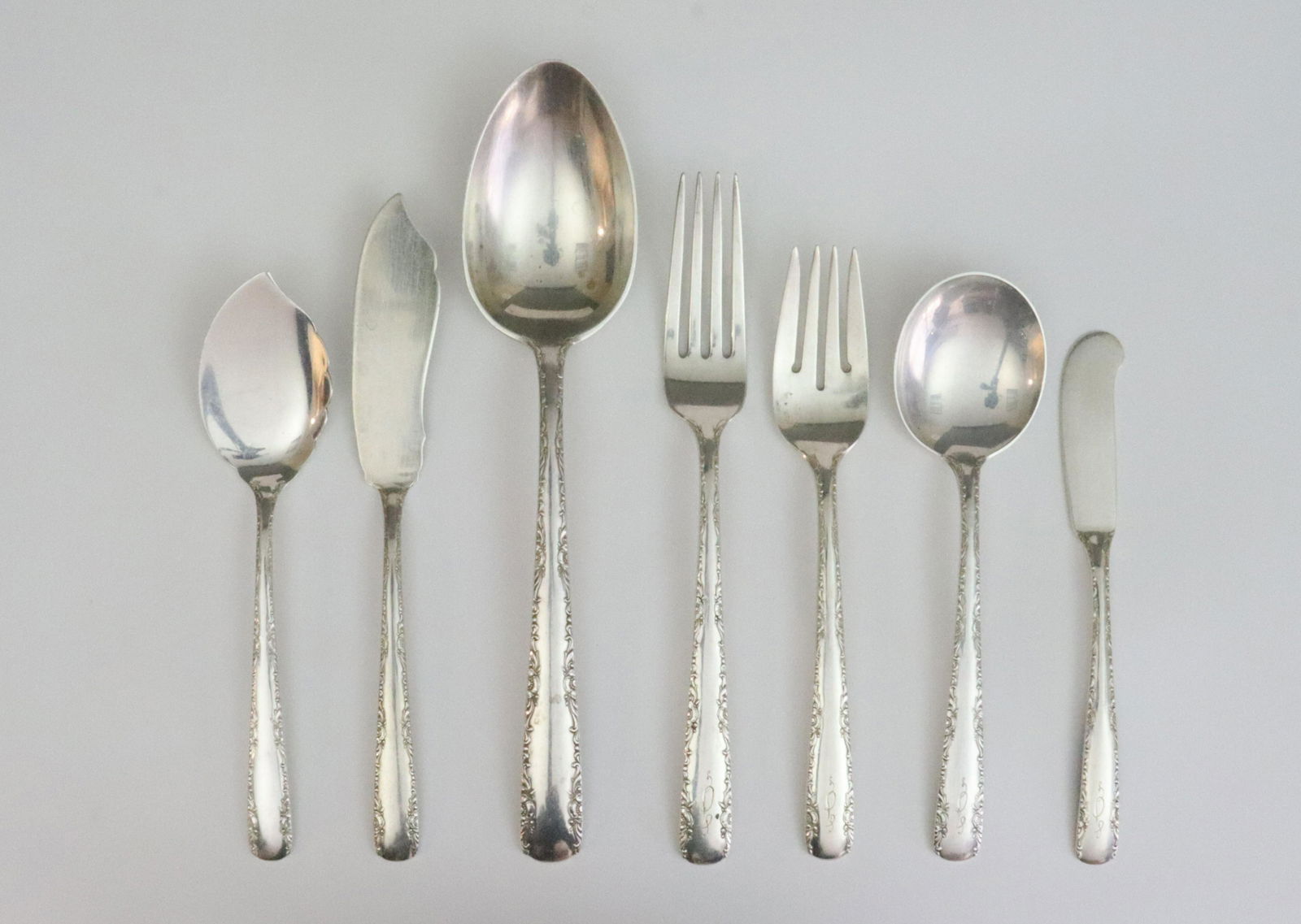 (21) PIECE ASSORTED STERLING FLATWARE (1 of 2)
