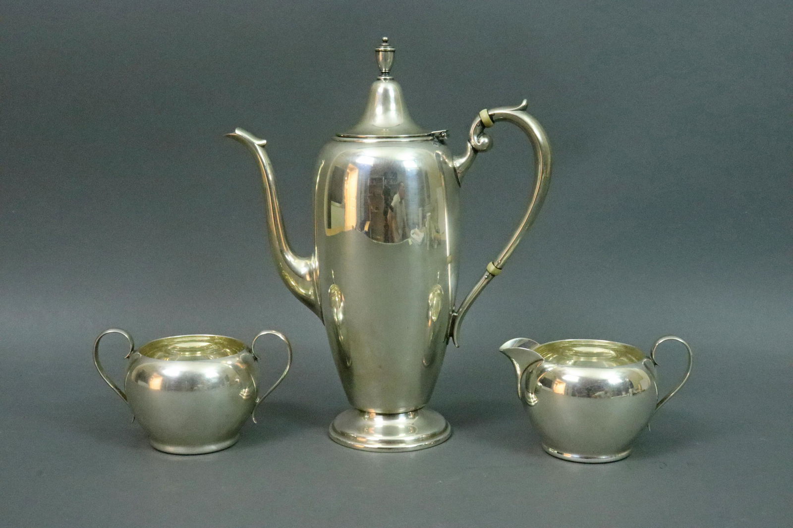 (3) PIECE GORHAM STERLING DEMITASSE SERVICE (1 of 1)