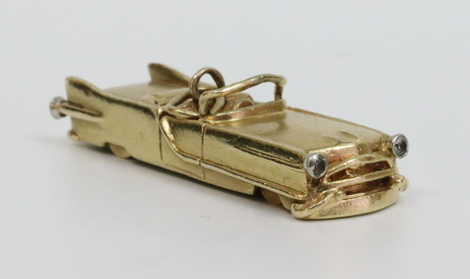 LARGE 14K CLASSIC CONVERTIBLE CAR CHARM (1 of 5)