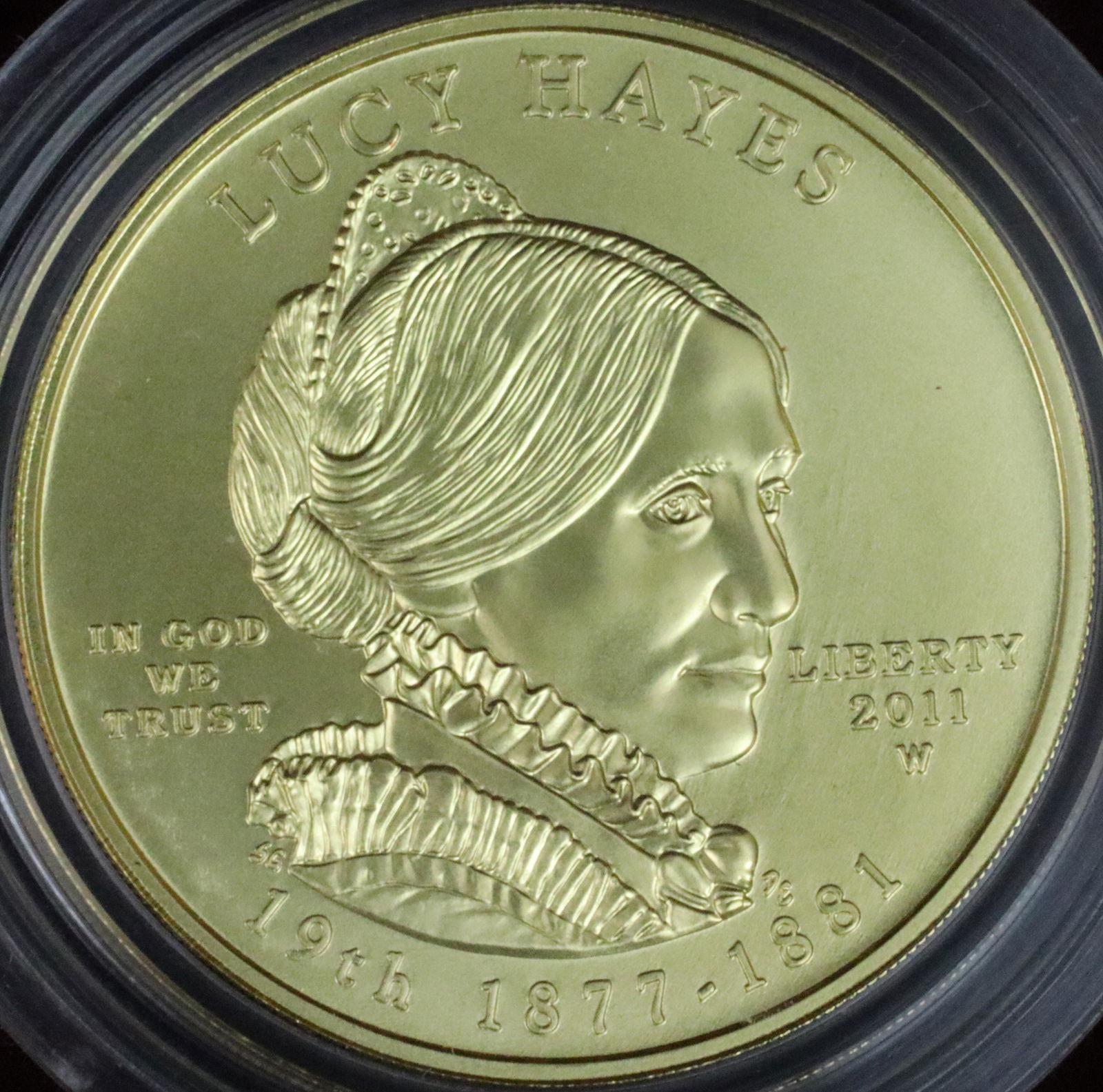 2011-W UNCIRCULATED LUCY HAYES $10 GOLD COIN (1 of 3)